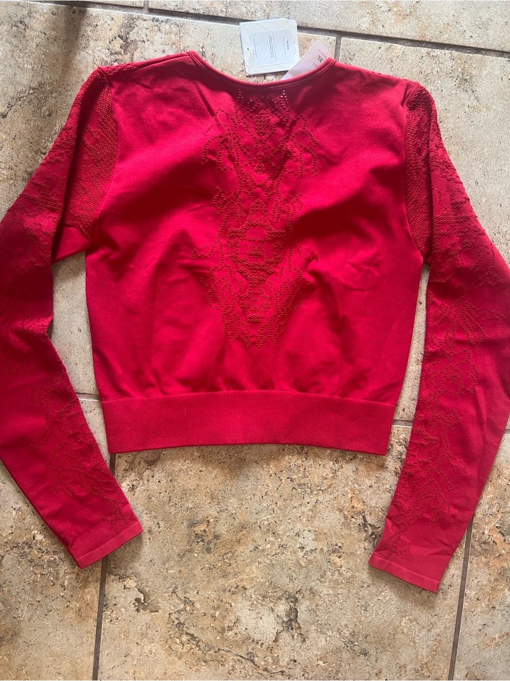 Fabletics Red Seamless Set - Picture 13 of 16